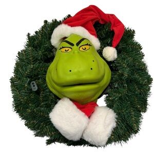Hallmark Keepsake 2024 How The Grinch Stole Christmas Animated/Light Wreath NEW